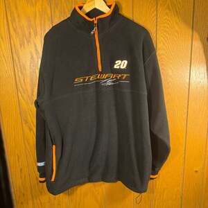 Vintage Chase Authentics Tony Stewart #20 NASCAR Fleece Quarter Zip Pullover